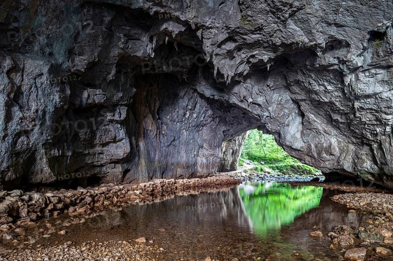 Zelske Jama cave, Rak river, Rakov Skocjan, Notranjska region, Slovenia