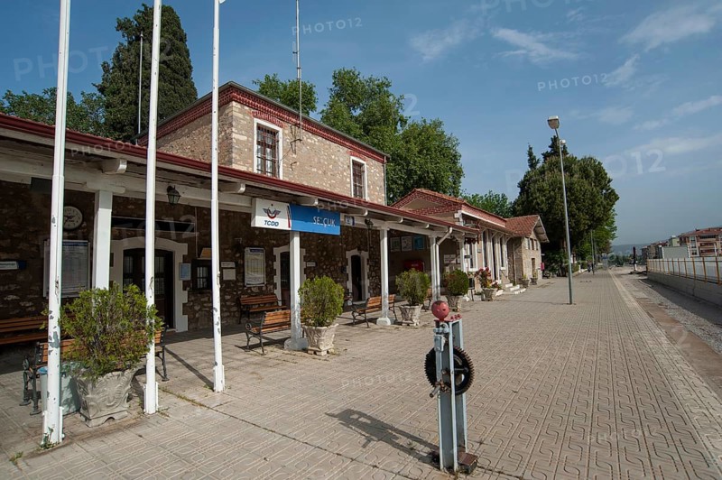 Selcuk, Izmir Turkey. May 1st 2017 Selcuk rail station near Izmir Turkey