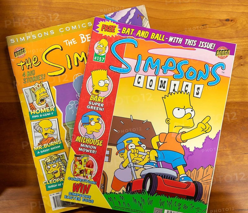 Simpsons comics magazines published by Bongo Comics Group, issue 157 from 2009
