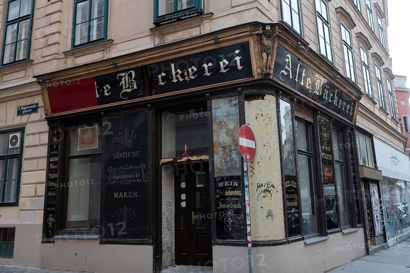 Vienna, Austria. October 15th 2024 Alte Barkerei a closed old bakery in the Burggasse in Vienna-Neubau district of the Austrian capital