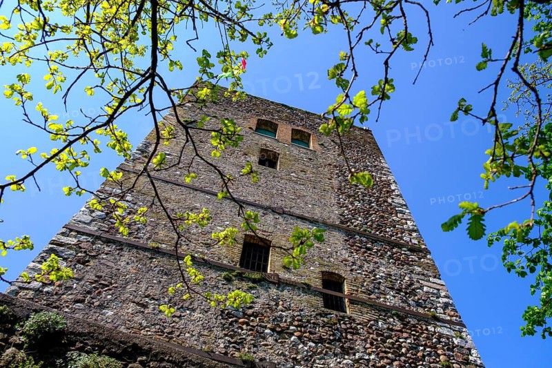 Tower, Rocca di Solferino, Torre Solferino, Colli Mantovani, Lombardy, Province of Brescia, Italy