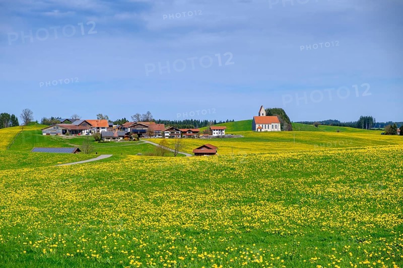 Filialkirche St. Anna, Kirchthal bei Seeg, Ostallgäu, Swabia, Bavaria, Germany