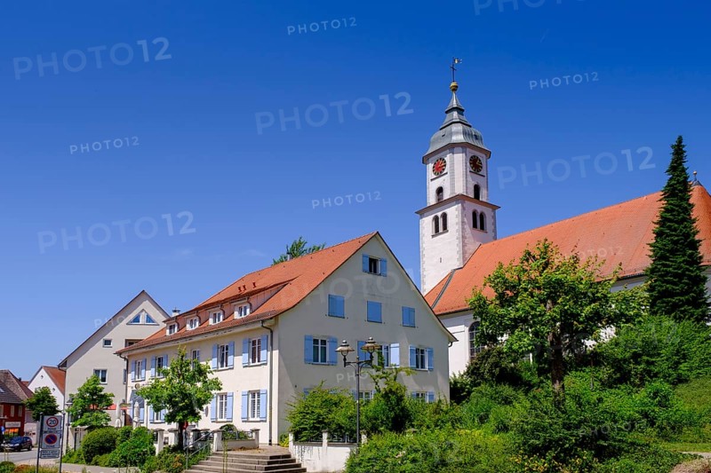 St. Verena Parish Church, Bad Wurzach, Upper Swabia, Swabia, Baden-Württemberg, Germany