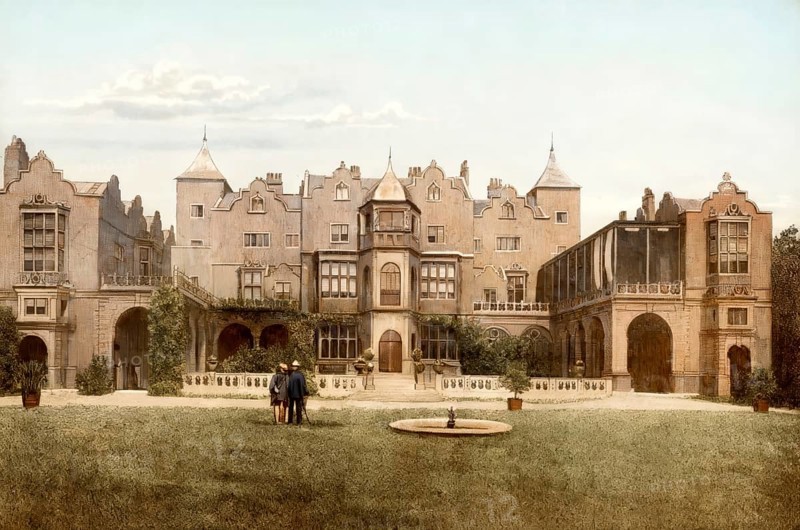 Holland House or Cope Castle, Kensington, Holland Park, 19th century, London, England, United Kingdom