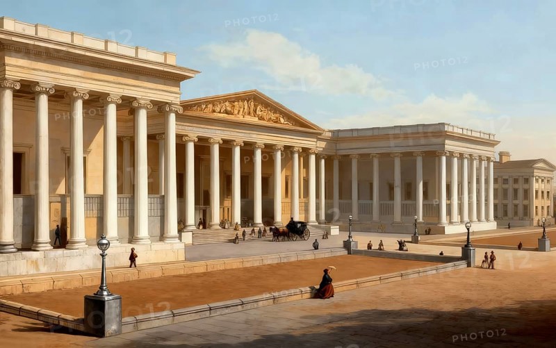 The British Museum, 19th century, London, England, United Kingdom