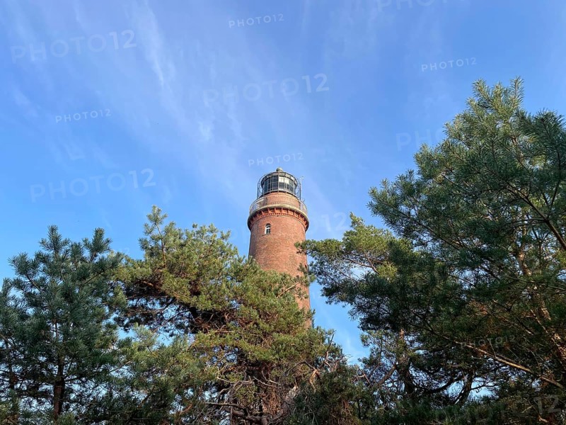 Lighthouse at Darßer Ort, Vorpommersche Boddenlandschaft National Park, Darss-Zingster Boddenkette, Baltic Sea, peninsula, nature, autumn, nature reserve, Fischland-Darß-Zingst, Mecklenburg-Western Pomerania, Germany