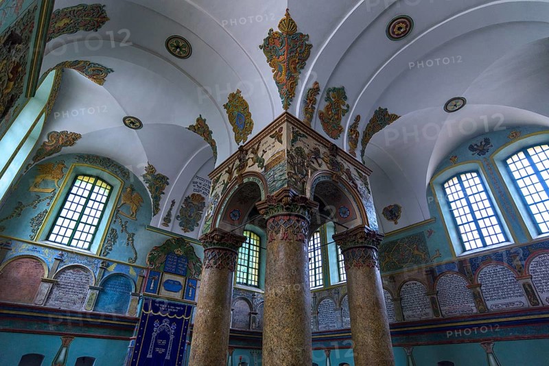 Interior of the secular synagogue in Lancut former Landshut, Poland