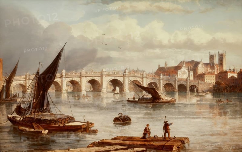 Westminster Bridge, bridge over the River Thames, 1754, London, England, United Kingdom
