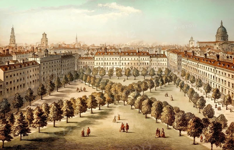 The London Charterhouse, 18th century, a historic complex of buildings in Smithfield, London, UK