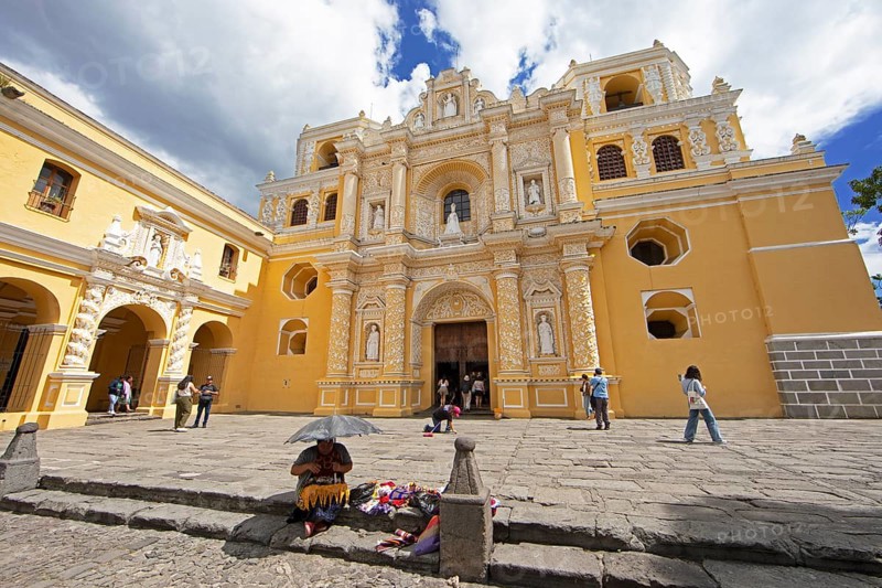 Mercedarian Convent, Iglesia y Convento de Nuestra Señora de Las Mercedes, Convento e Iglesia de La Merced, Old Town, Antigua, Sacatepéquez Department, Guatemala