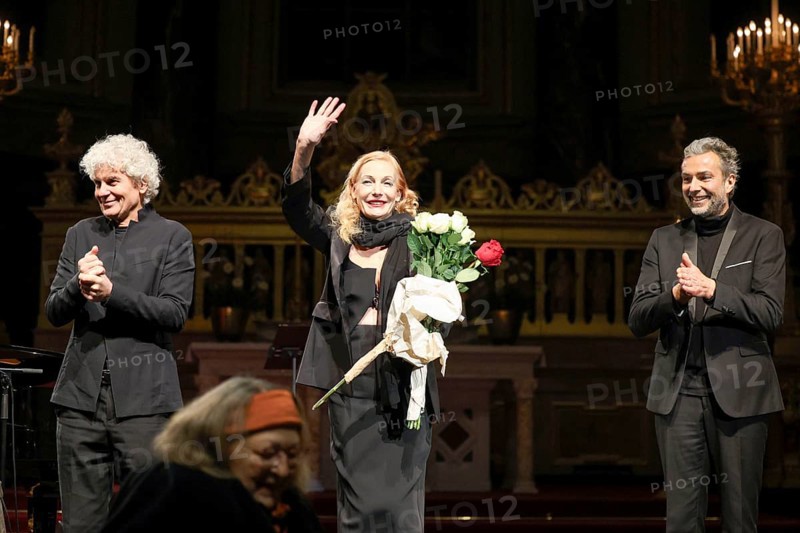 Ute Lemper in Berlin Cathedral on 06.02.2026 with the program Rendezvous with Marlene in honor of Marlene Dietrich's 125th birthday