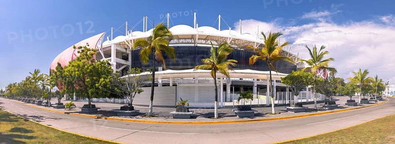 Mexico, Mazatlan baseball stadium entrance