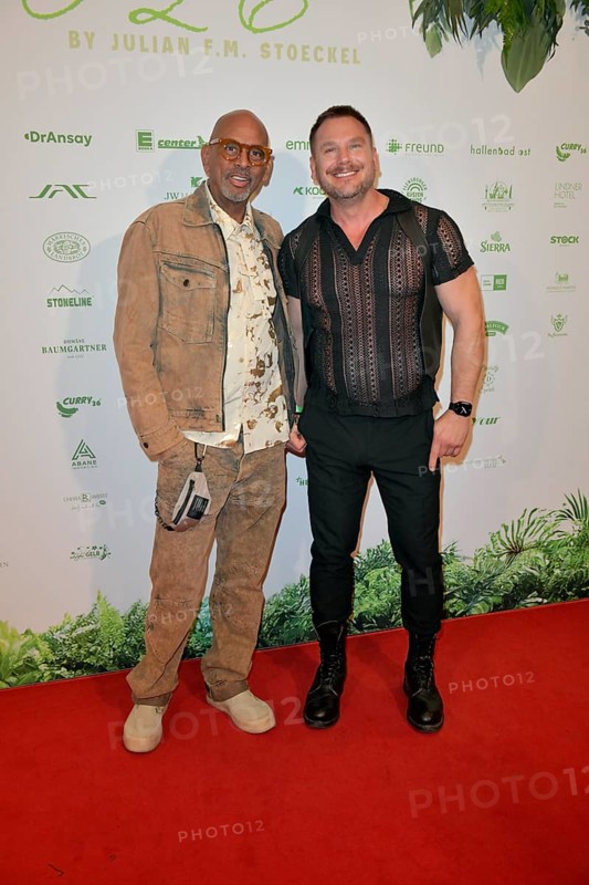Pierre Sanoussi-Bliss, Kai Schmidhuber at the 8th jungle party for the start of the RTL show Ich bin ein Star - Get me out of here! at the JW Marriott Hotel, Berlin, 23.01.2026