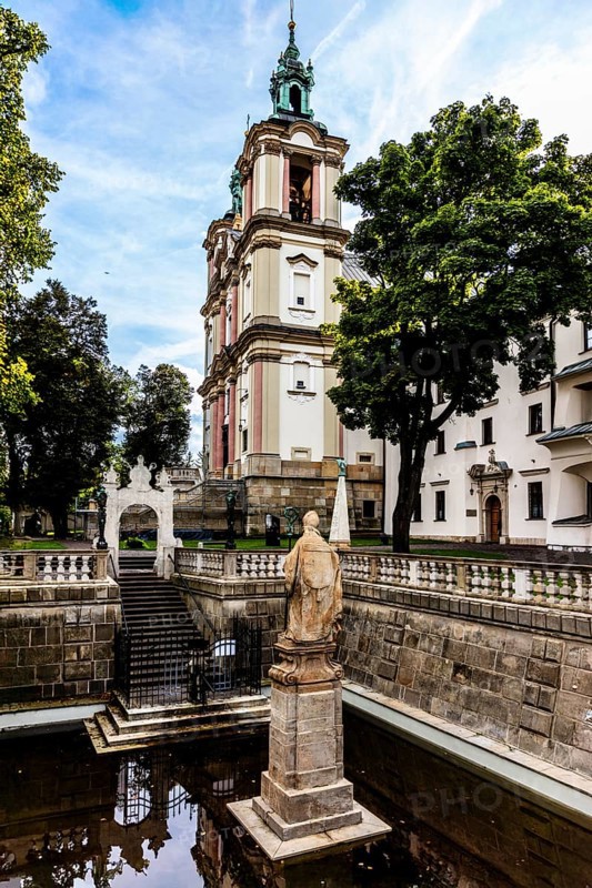 Pauliner Basilica, church on the rock, 14th century, Krakow, Poland