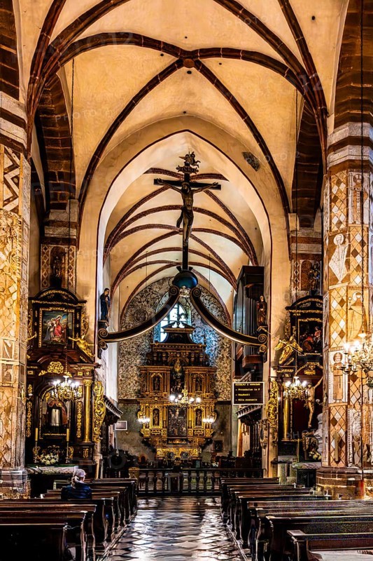 St. Andrew's Basilica in Olkusz, 14th century Poland