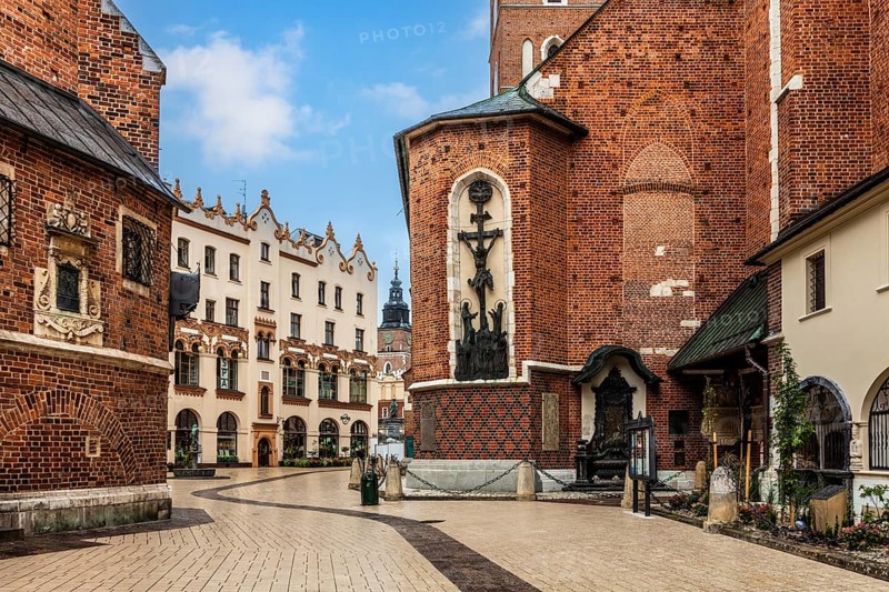 St. Mary's Church, 14th century, Krakow, Poland