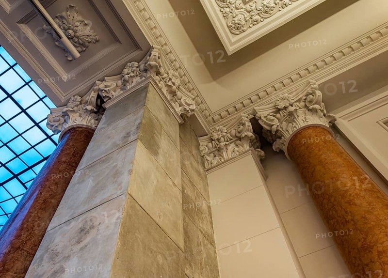 Interior design at the Museum of Communication on Leipziger Straße in Berlin Mitte, Classicism, Berlin, Germany