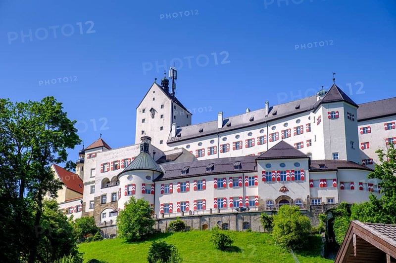 Schloss Hohenaschau, Aschau, Sachranger Tal, Chiemgau, Upper Bavaria, Bavaria, Upper Bavaria, Bavaria, Germany