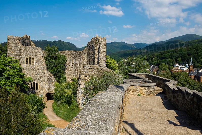 Baden Castle, Badenweiler, Markgräflerland, Black Forest, Baden-Württemberg, Germany