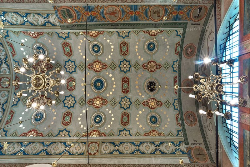 Vault of the Remuh synagogue in the Jewish district of Kazimierz, Krakow, Poland