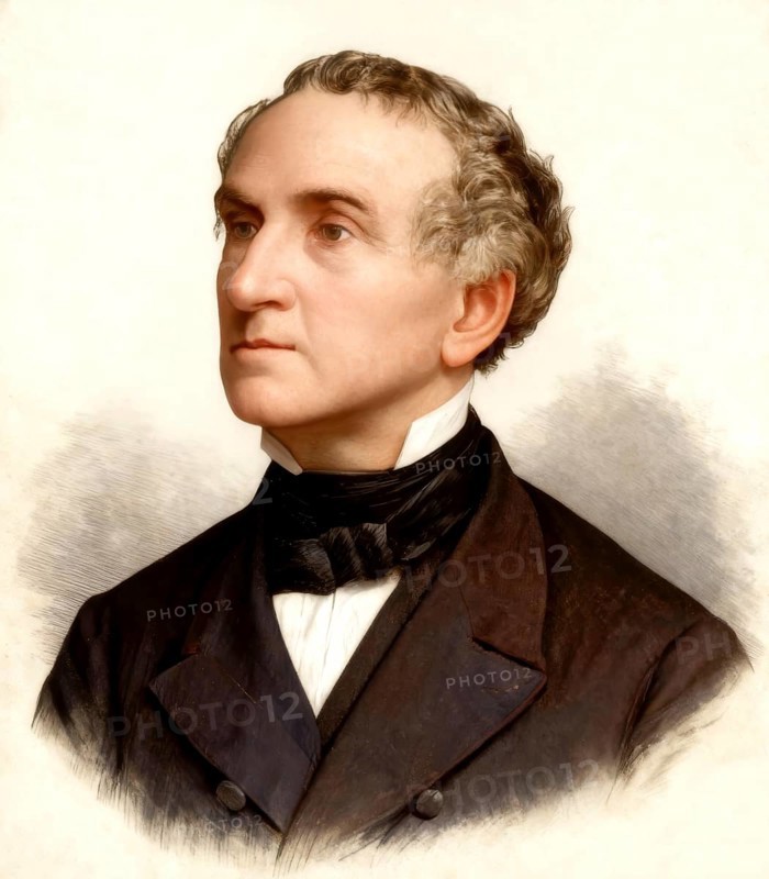 Justus Freiherr von Liebig, 1803 – 1873, German chemist and scientist, father of the fertilizer industry, digitally edited