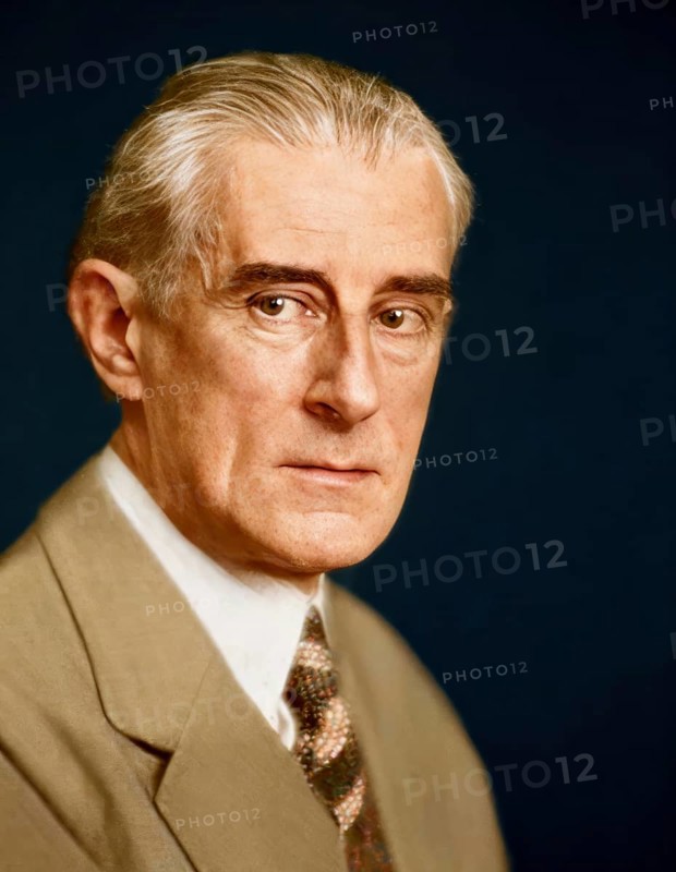 Joseph Maurice Ravel, 1875 – 1937, French composer, pianist and conductor, leading musician in Impressionism, digitally edited