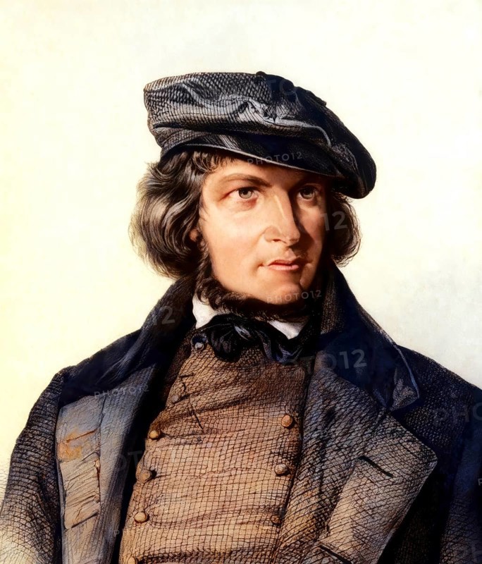 August Heinrich Hoffmann, Hoffmann von Fallersleben, 1798 –1874, German poet