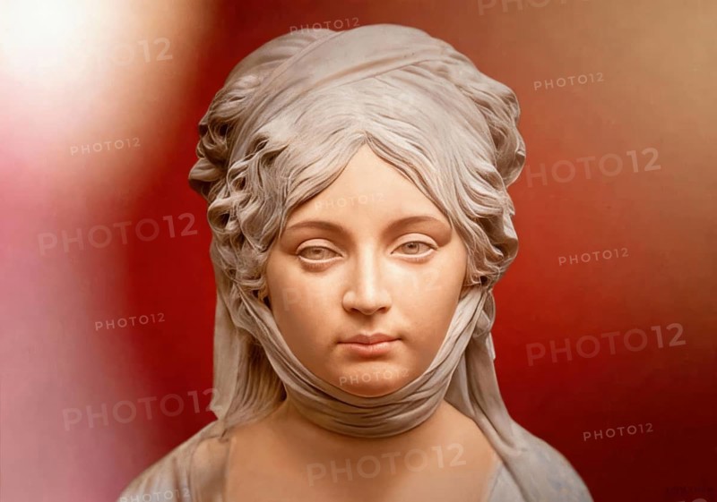 Louise of Mecklenburg-Strelitz, Luise Herzogin zu Mecklenburg - Strelitz, Luise Auguste Wilhelmine Amalie Herzogin zu Mecklenburg, Königin Luise, 1776 – 1810, Queen of Prussia as the wife of King Frederick William III, digitally edited after a bust by Johann Gottfried Schadow