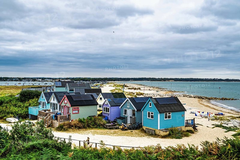 Hengistbury Head, Christchurch Head, English Channel, Dorset, England, United Kingdom