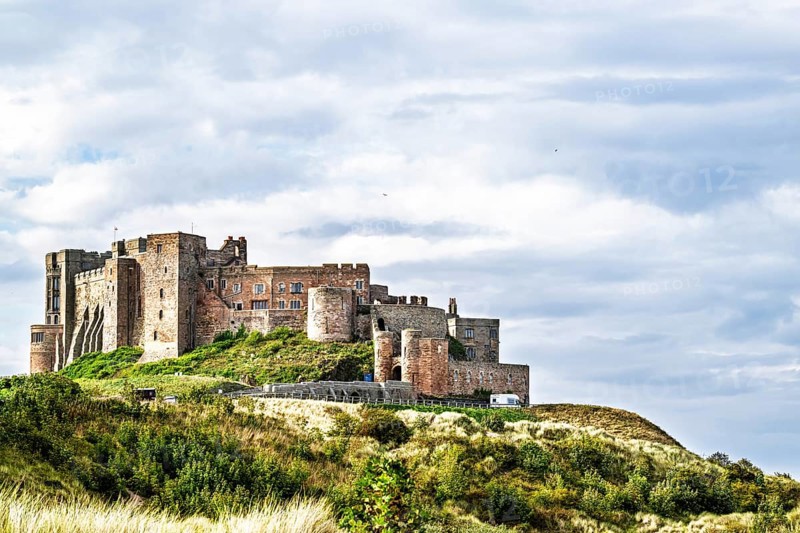 Bamburgh Castle, Northumberland, Northeast Coast, England, UK