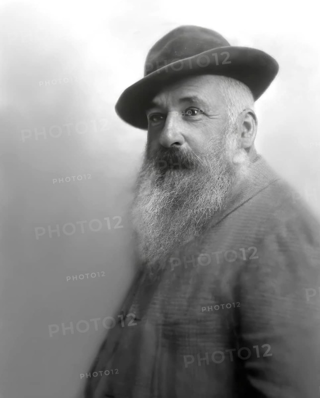 Claude Monet, 1840 – 1926, French painter and founder of Impressionism, digitally optimized based on a photograph by Henri Manuel, 1920