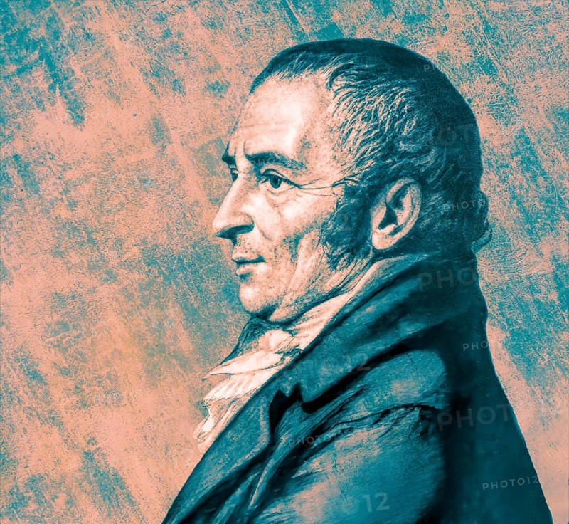 Johann Peter Hebel, 1760 - 1826, German poet, Protestant theologian and educator, Alemannic dialect poet, digitally optimized
