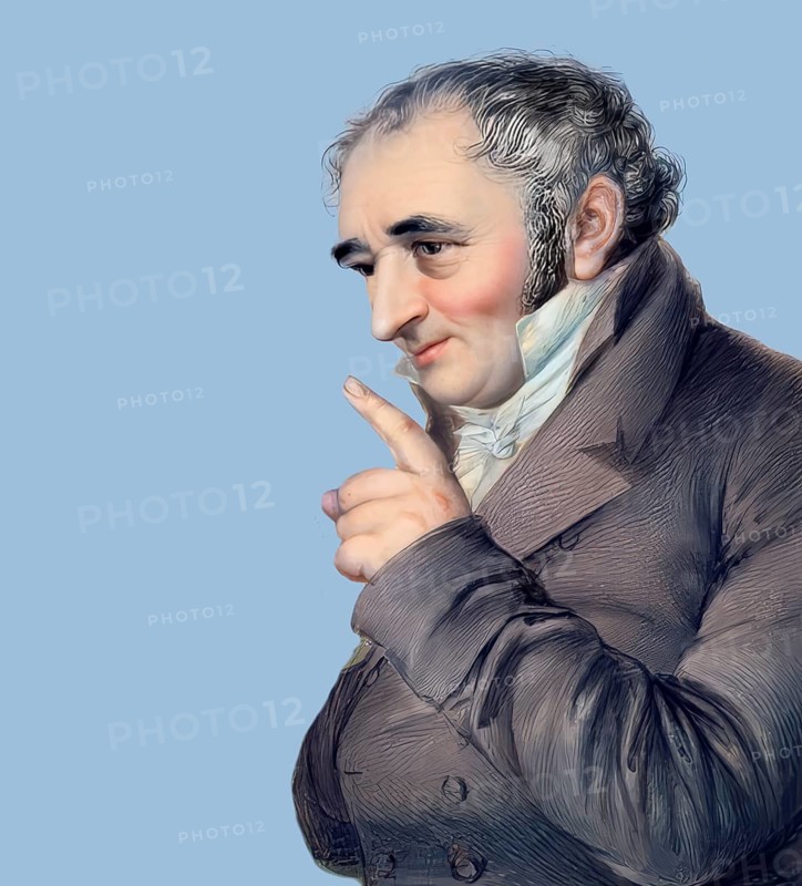 Portait of Johann Peter Hebel, 1760 - 1826, German poet, Protestant theologian and educator, Alemannic dialect poet, digitally optimized based on a painting by Carl Joseph Alois Agricola, 1814