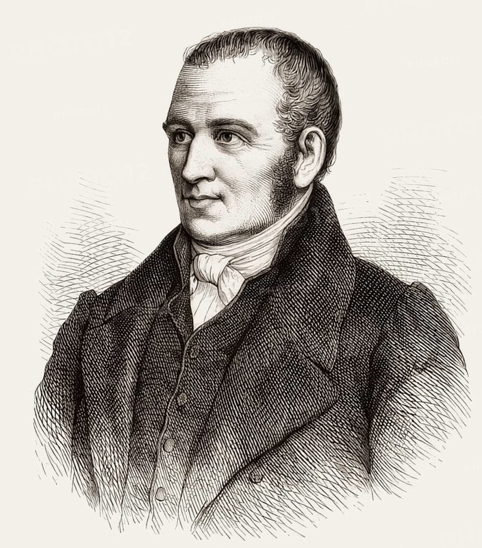 Johann Peter Hebel, 1760 - 1826, German poet, Protestant theologian and educator, Alemannic dialect poet, digitally optimized