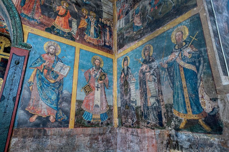 Krusedol Monastery, Frescoes and mural paintings, Vojvodina Province, Serbia
