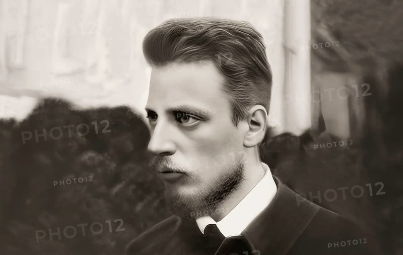 Rainer Maria Rilke, 1875 – 1926, Austrian poet and novelist, digitally edited