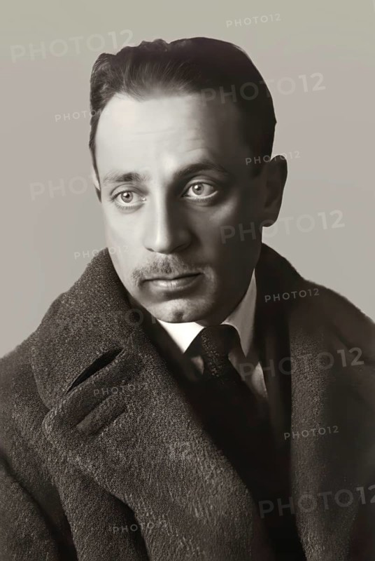 Portrait of Rainer Maria Rilke, 1875 – 1926, Austrian poet and novelist, digitally edited