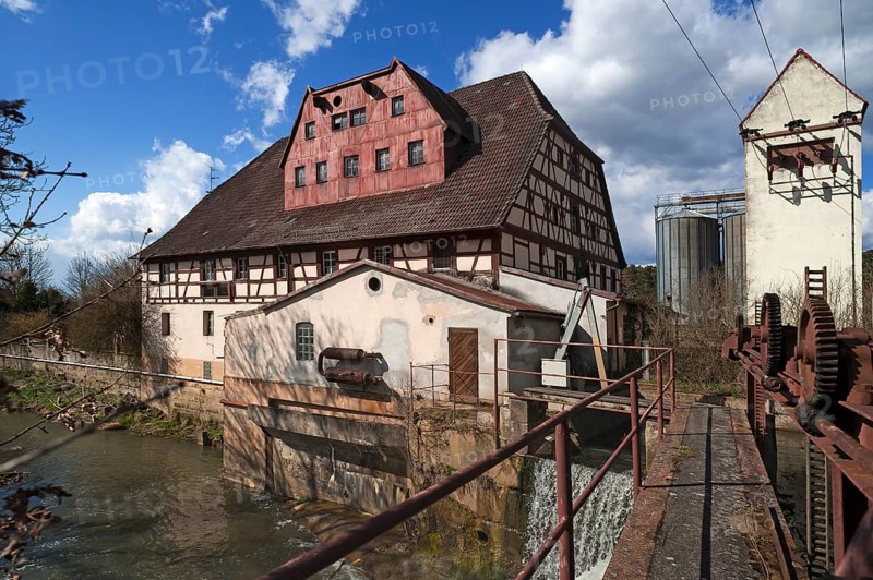 Kunstmühle Habernhof an der Schwabach, Uttenreuth, Middle Franconia, Bavaria, Germany