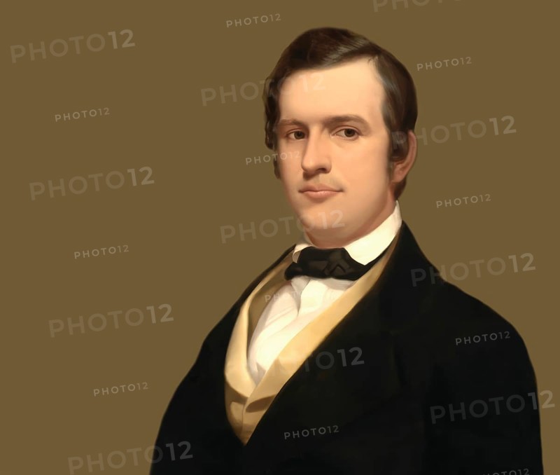 Stephen Collins Foster, 1826 – 1864, American composer, digitally optimized based on a painting by Thomas Hicks
