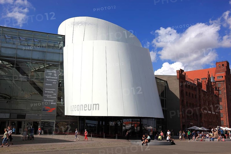 Ozeaneum, Maritime Museum Stralsund, Museum of Oceanography and Fisheries, Aquarium and German Maritime Museum, Stralsund, Vorpommern-Rügen district, Mecklenburg-Western Pomerania, Germany