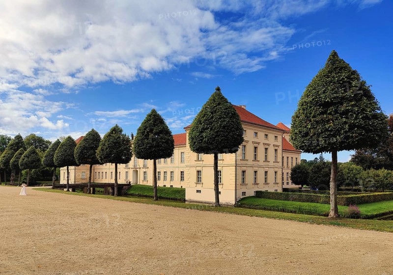 Rheinsberg Castle, countryside, Ostprignitz-Ruppin district, prime example of Friederician Rococo, Brandenburg, Germany