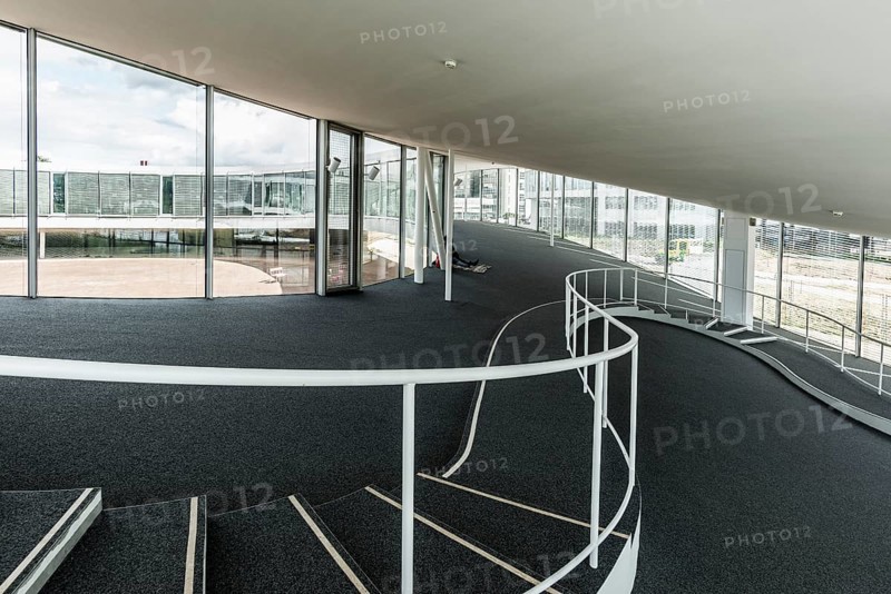 Interior view, Rolex Learning Centre, École polytechnique fédérale de Lausanne, EPFL, Lausanne, Switzerland