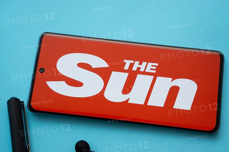 Dhaka, Bangladesh - 18 March 2025: The logo of the sun is displayed on a smartphone screen
