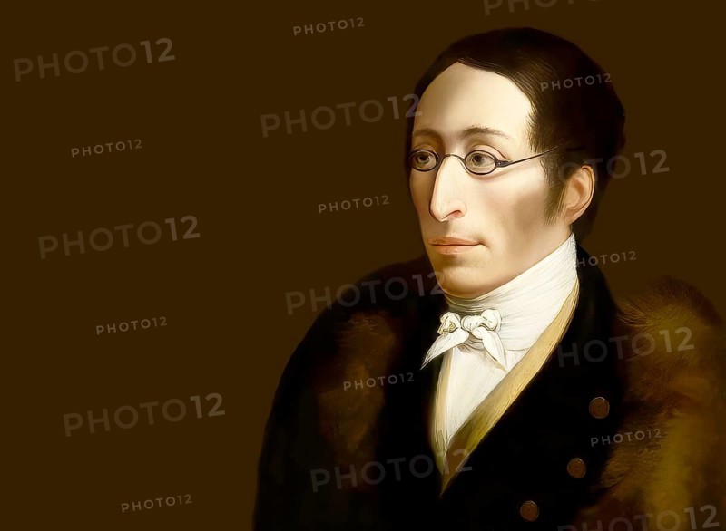 Carl Maria von Weber, 1786 - 1826, German composer, conductor and pianist, digitally edited after a painting by John Cawse