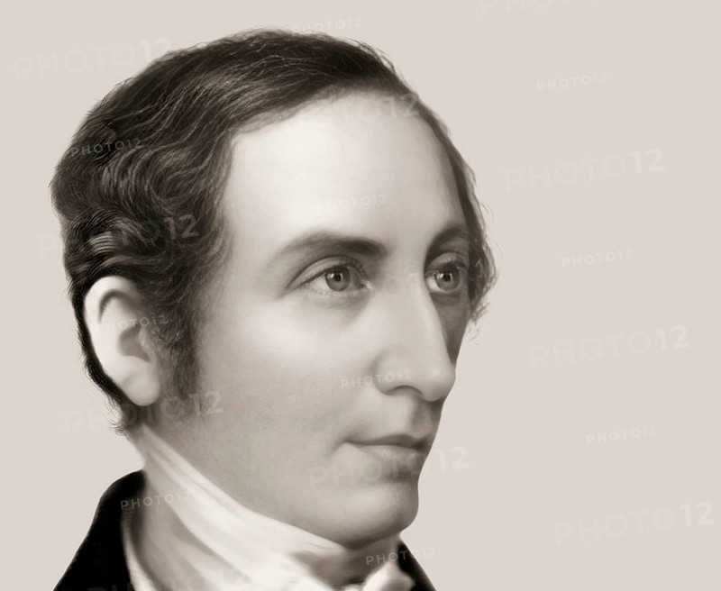 Carl Maria von Weber, 1786 - 1826, German composer, conductor and pianist, digitally edited