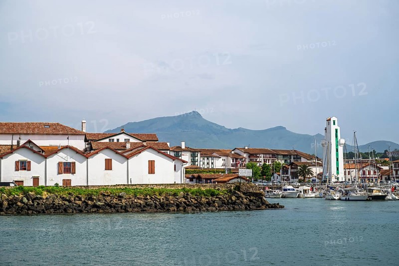 Marina in Saint-Jean-de-Luz, Nouvelle-Aquitaine, Pyrenees-Atlantiques, France