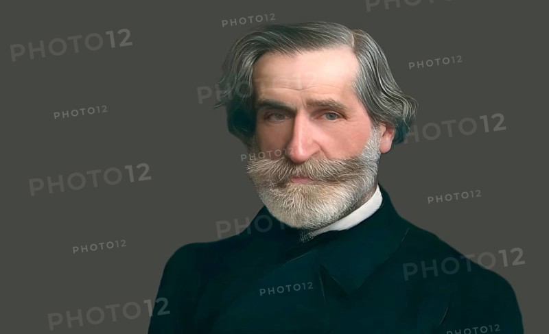 Giuseppe Fortunino Francesco Verdi, 1813 – 1901, Italian composer, digitally edited after a painting of Giovanni Boldini