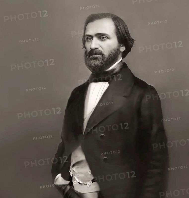Giuseppe Verdi, 1813 – 1901, Italian opera composer, digitally edited
