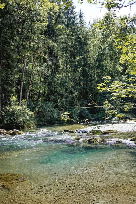 Mangfall near Bruckmühl, district of Miesbach, Upper Bavaria, Bavaria, Germany