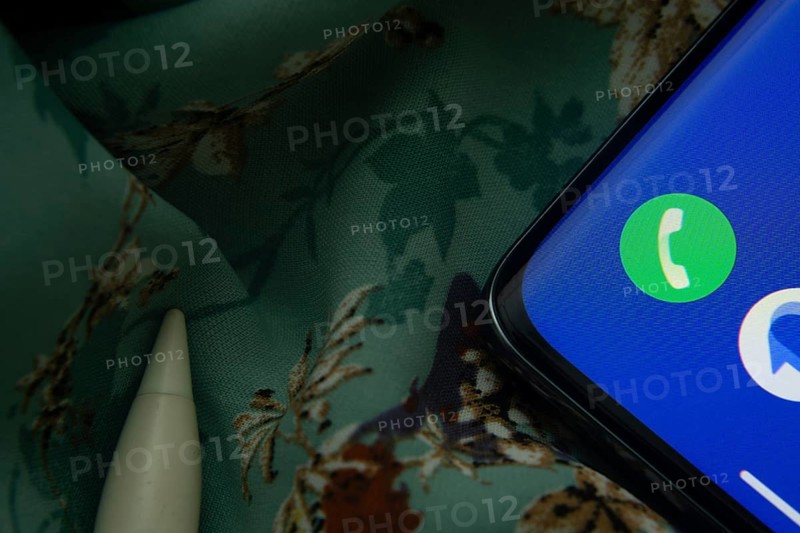 Dhaka, Bangladesh- 07 May 2025: Phone app icon is seen on smartphone